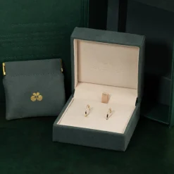CLASSIC DIAMOND CREOL EARRING - 0.2ct - YG