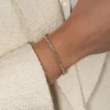 CLASSIC DIAMOND TENNIS BRACELET - 3.5ct - YG