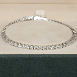CLASSIC DIAMOND TENNIS BRACELET - 5ct - WG