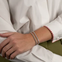 CLASSIC DIAMOND TENNIS BRACELET - 5ct - WG