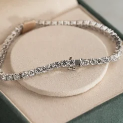 CLASSIC DIAMOND TENNIS BRACELET - 6.5ct - WG