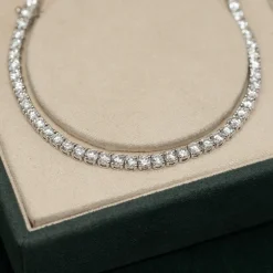 CLASSIC DIAMOND TENNIS BRACELET - 5ct - WG