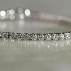 CLASSIC DIAMOND TENNIS BRACELET - 6.5ct - WG