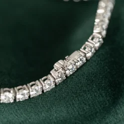 CLASSIC DIAMOND TENNIS BRACELET - 9.5ct - WG