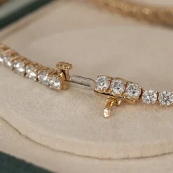 CLASSIC DIAMOND TENNIS BRACELET - 5ct - YG