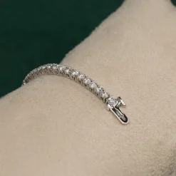 CLASSIC DIAMOND TENNIS BRACELET - 3.5ct - WG