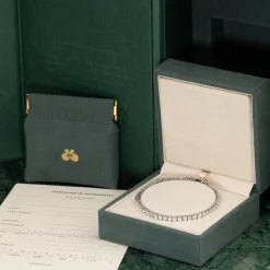 CLASSIC DIAMOND TENNIS BRACELET - 5ct - WG