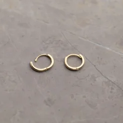Classic Massiv Guld Creol Øreringe - 10mm - Sisi Copenhagen