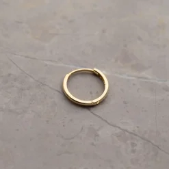 Classic Massiv Guld Creol Øreringe - 12mm - Sisi Copenhagen