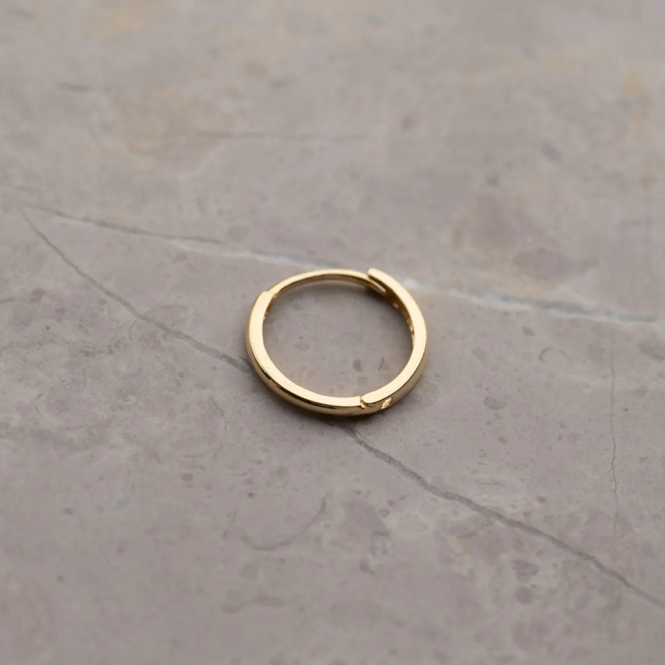 Classic Massiv Guld Creol Øreringe - 12mm - Sisi Copenhagen