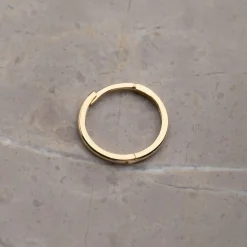 Classic Massiv Guld Creol Øreringe - 14mm - Sisi Copenhagen