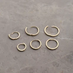 Classic Massiv Guld Creol Øreringe - 12mm - Sisi Copenhagen