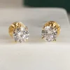 CLASSIC SOLITAIRE DIAMOND STUD EARRING - 2.0ct - YG