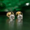 CLASSIC SOLITAIRE DIAMOND STUD EARRING - 1.5ct - YG