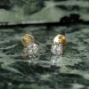 CLASSIC SOLITAIRE DIAMOND STUD EARRING - 0.5ct - YG