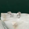 CLASSIC SOLITAIRE DIAMOND STUD EARRING - 0.5ct - WG