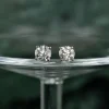 CLASSIC SOLITAIRE DIAMOND STUD EARRING - 1.5ct - WG
