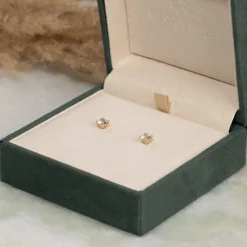 CLASSIC SOLITAIRE DIAMOND STUD EARRING - 1.0ct - YG