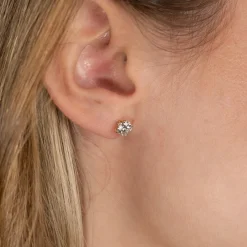 CLASSIC SOLITAIRE DIAMOND STUD EARRING - 1.5ct - YG