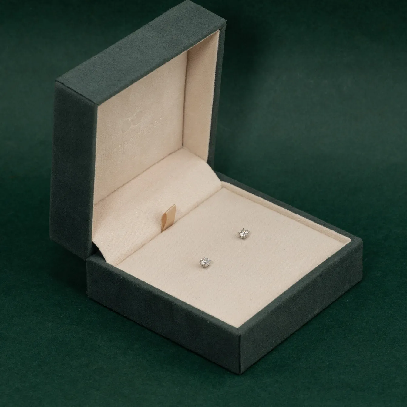 CLASSIC SOLITAIRE DIAMOND STUD EARRING - 0.5ct - WG