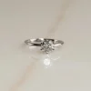 CLASSIC SOLITAIRE 6-PRONG DIAMOND RING - 1.0ct - WG