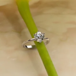 CLASSIC SOLITAIRE 6-PRONG DIAMOND RING - 1.5ct - WG