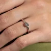 CLASSIC SOLITAIRE 6-PRONG DIAMOND RING - 0.5ct - WG
