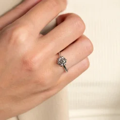 CLASSIC SOLITAIRE 6-PRONG DIAMOND RING - 1.5ct - WG