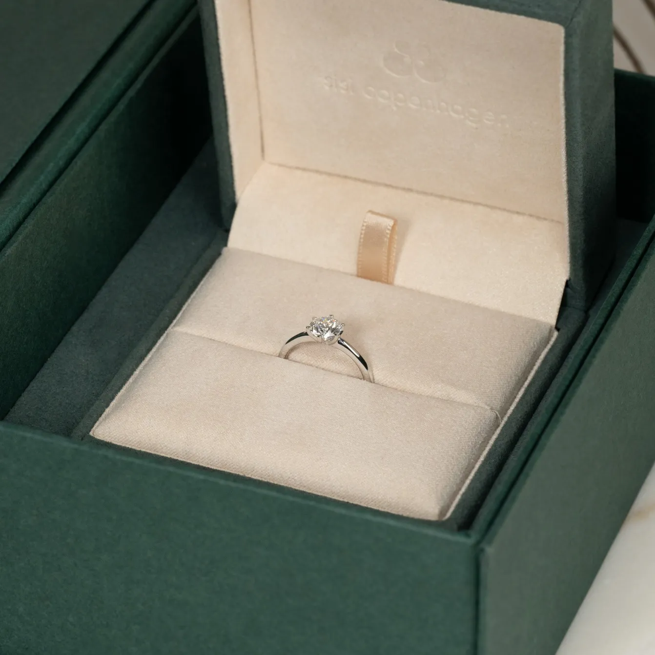 CLASSIC SOLITAIRE 6-PRONG DIAMOND RING - 1.0ct - WG
