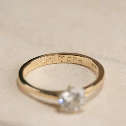 CLASSIC SOLITAIRE 6-PRONG DIAMOND RING - 1.0ct - YG