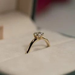 CLASSIC SOLITAIRE 6-PRONG DIAMOND RING - 0.5ct - YG