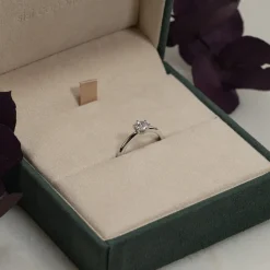 CLASSIC SOLITAIRE 6-PRONG DIAMOND RING - 0.5ct - WG