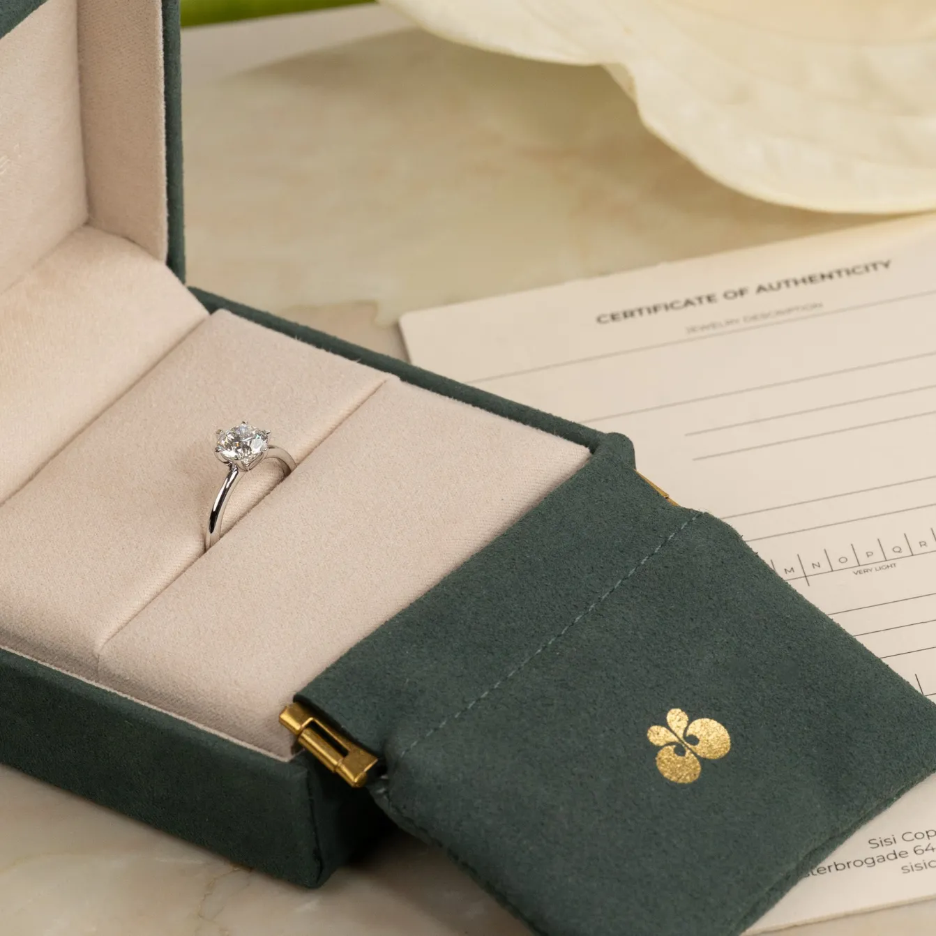 CLASSIC SOLITAIRE 6-PRONG DIAMOND RING - 1.5ct - WG
