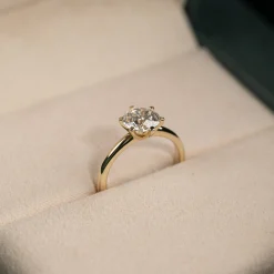 CLASSIC SOLITAIRE 6-PRONG DIAMOND RING - 1.5ct - YG