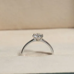 CLASSIC SOLITAIRE 6-PRONG DIAMOND RING - 0.75ct - WG