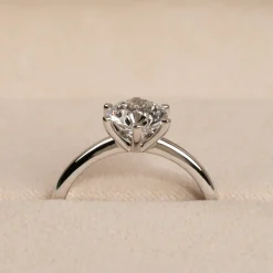 CLASSIC SOLITAIRE 6-PRONG DIAMOND RING - 1.5ct - WG