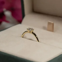 CLASSIC SOLITAIRE 6-PRONG DIAMOND RING - 0.5ct - YG