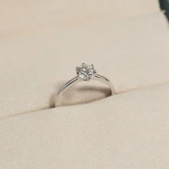 CLASSIC SOLITAIRE 6-PRONG DIAMOND RING - 0.75ct - WG