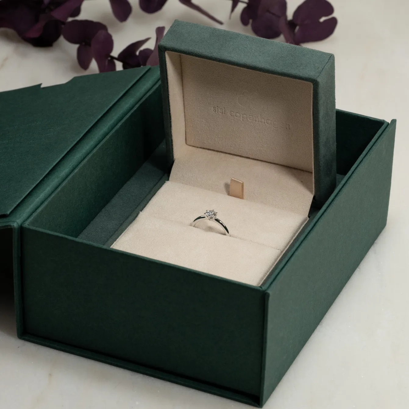 CLASSIC SOLITAIRE 6-PRONG DIAMOND RING - 0.5ct - WG
