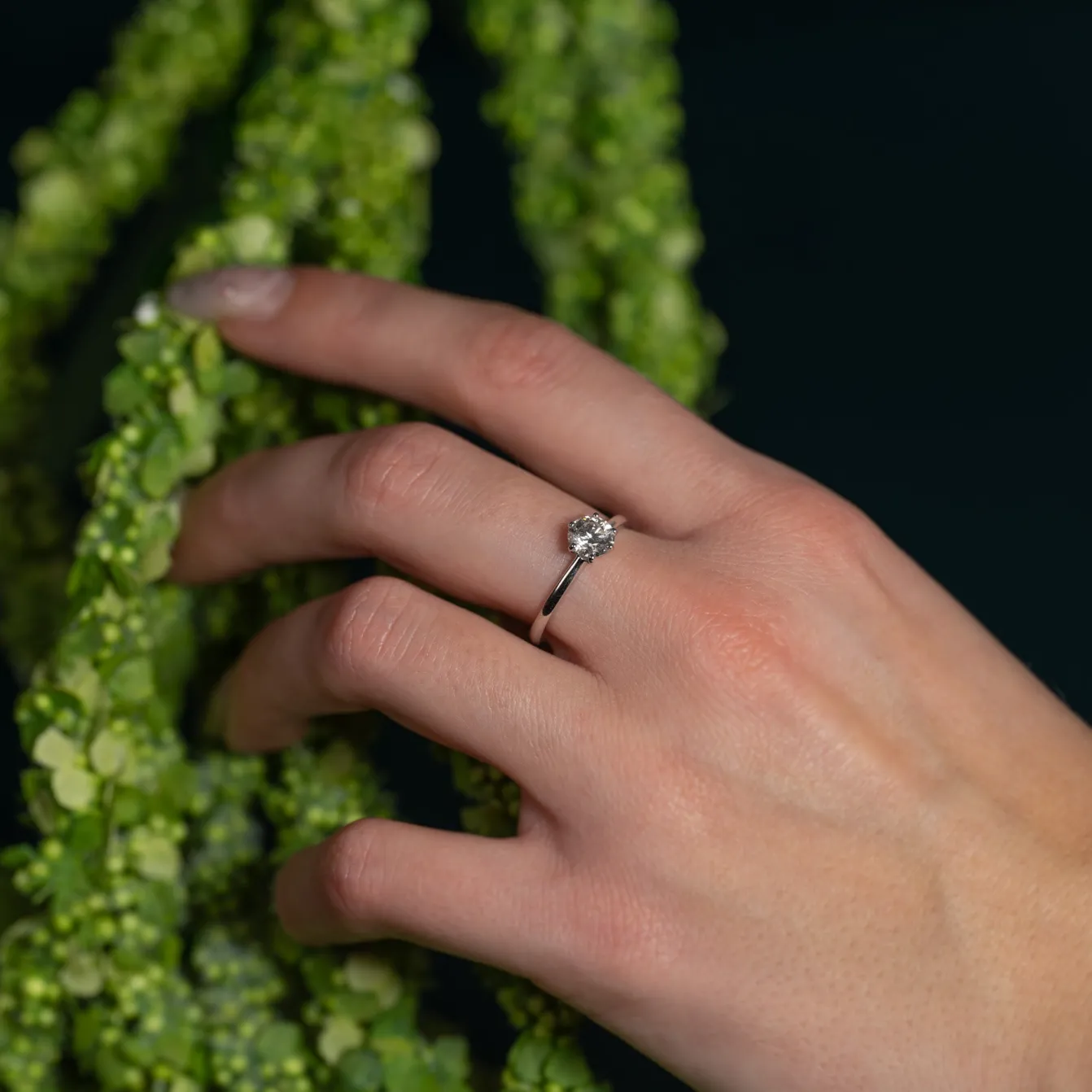 CLASSIC SOLITAIRE 6-PRONG DIAMOND RING - 0.75ct - WG