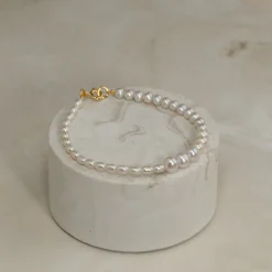 DAGMAR PEARL GOLDEN BRACELET