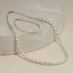 DAGMAR PEARL GOLDEN BRACELET
