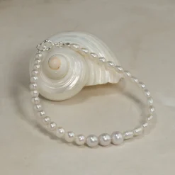 DAGMAR PEARL SILVER BRACELET