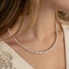 DAGMAR PEARL SILVER NECKLACE