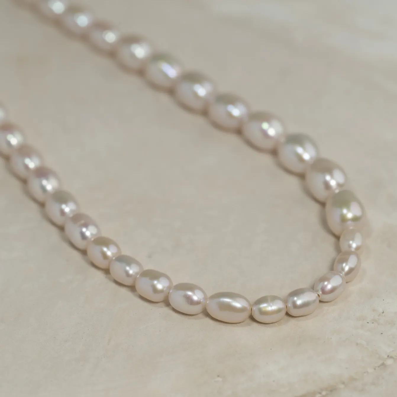 DAGMAR PEARL SILVER NECKLACE