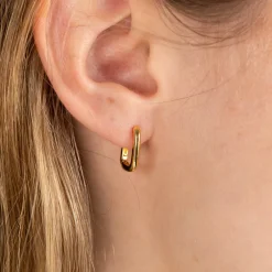 DANIA GOLDEN HUGGIE EARRING