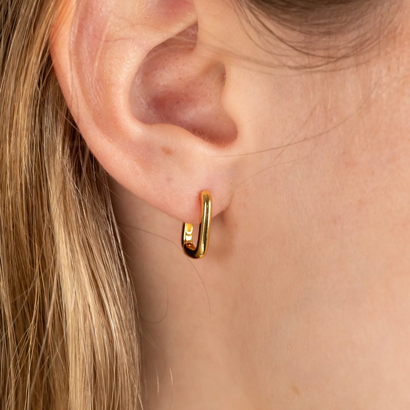 DANIA GOLDEN HUGGIE EARRING