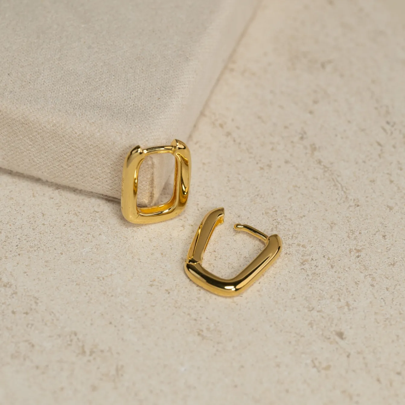DANIA GOLDEN HUGGIE EARRING