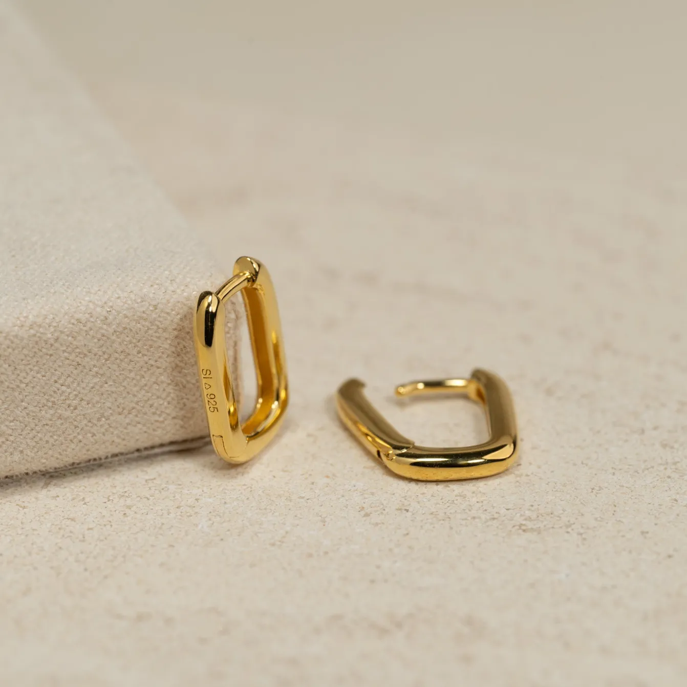 DANIA GOLDEN HUGGIE EARRING