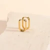 DANIELLE LARGE GOLDEN CREOL EARRING